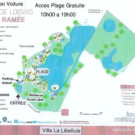 Pensión Villa La Libellule 5 Chambres 2 Sdb 2 Wc Grand Jardin et Parking Privé Toulouse